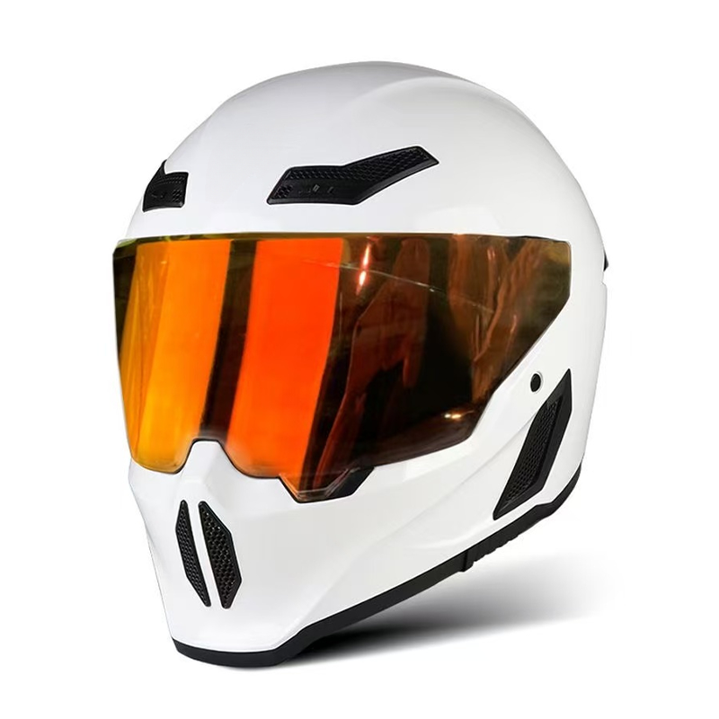 Modular Motorcycle Helmet Dot Approved - Helm Sepeda Motor Retro, Helm Penuh