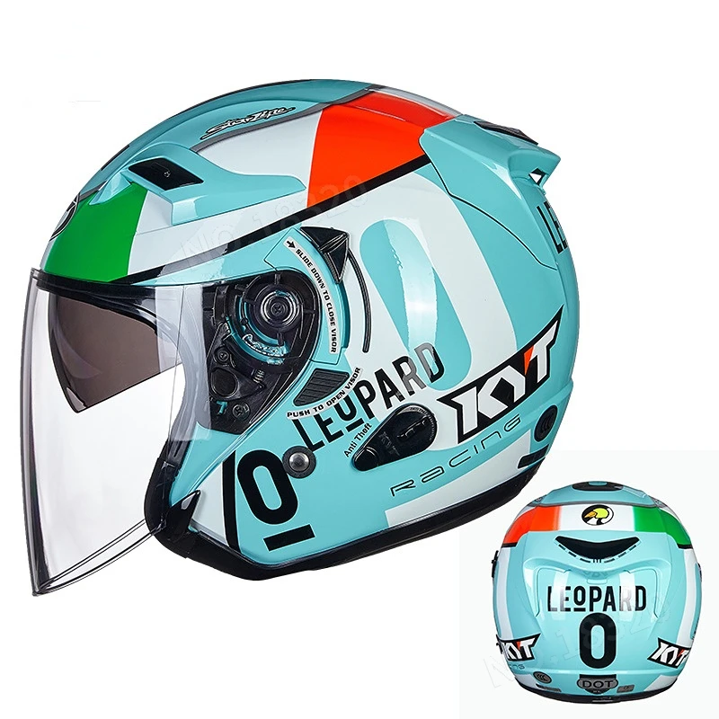 Open Face Helmet Retro Vintage - KYT helm sepeda motor Jet Vintage,