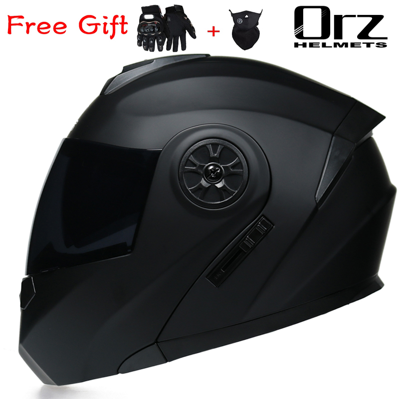 Flip Up Helmet Dual Visor - Helm Motor Modular Flip ORZ-161 Terbaru,