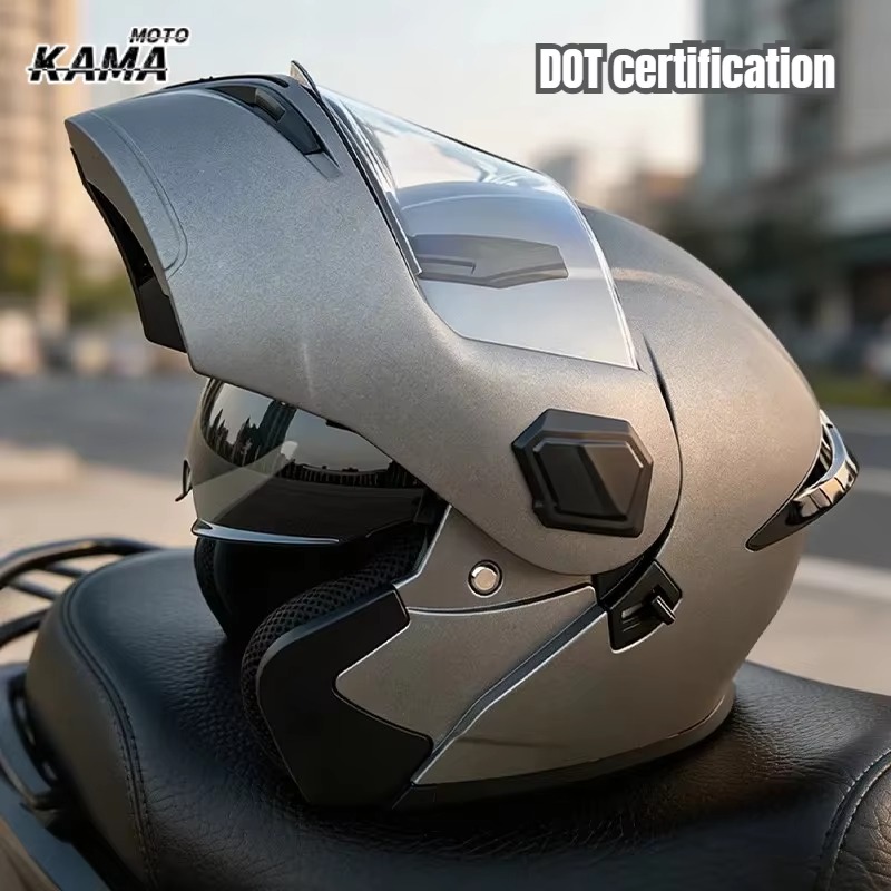 Modular Motorcycle Helmet Dot Approved - Helm Motor Modular Model Flip Up,